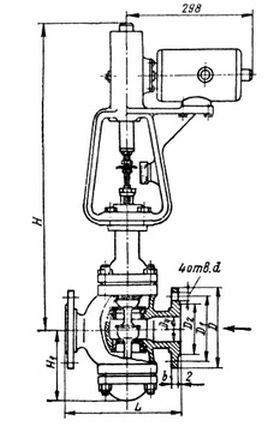 Чертеж клапан регулирующий